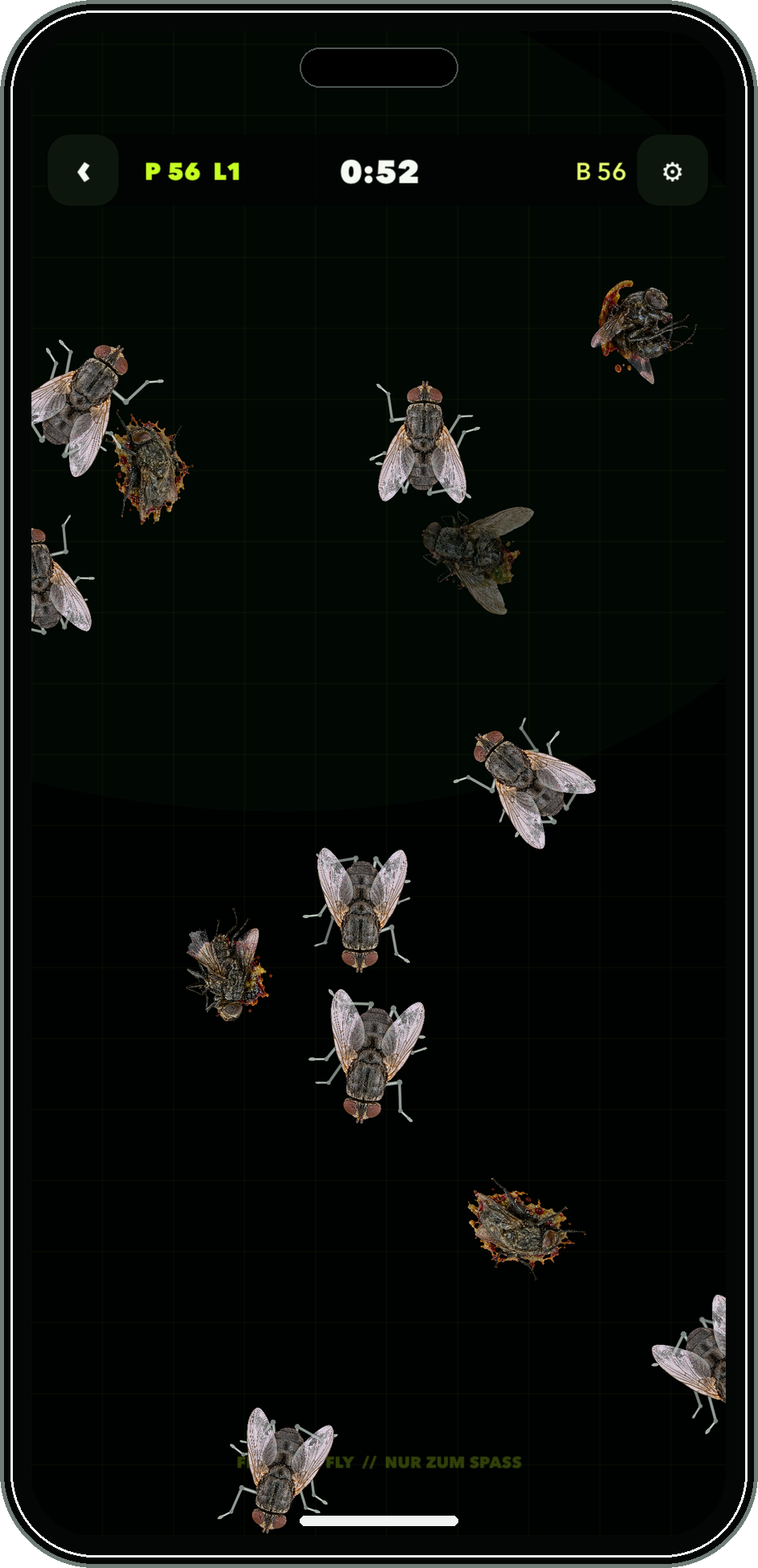 Deutscher Flucking Fly Arcade-Spielmodus